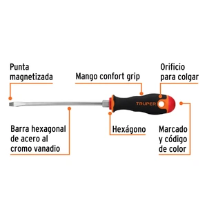 Desarmador plano 3/16
