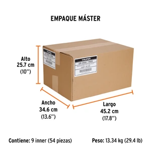 Desarmador plano 3/8