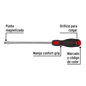 Desarmador plano 3/8