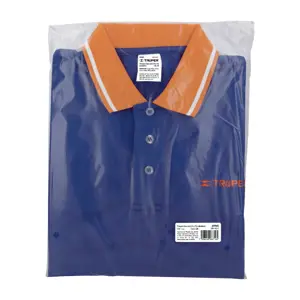 Playera polo performance para hombre, azul, CH, Truper