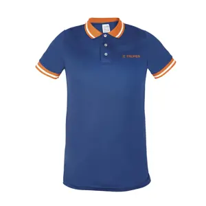 Playera polo performance para hombre, azul, CH, Truper