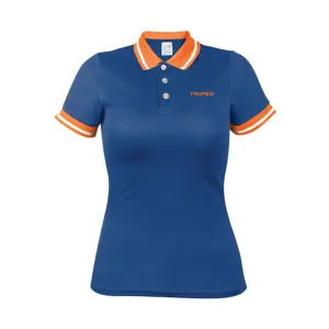 69970 / DRY-AD-C Playera polo performance para mujer, azul, CH, Truper