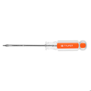15101 / DT-10 TRUPER Desarmador punta Torx T 10 mango de acetato