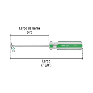 Desarmador punta Torx T 10 mango de PVC, Pretul