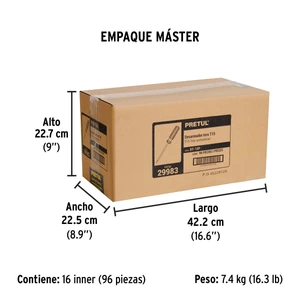 Desarmador punta Torx T 15 mango de PVC, Pretul