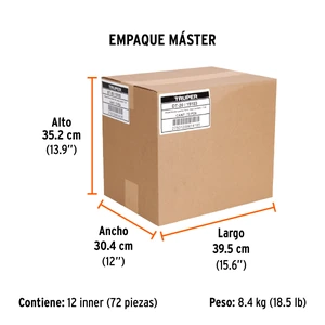 Desarmador punta Torx T 20 mango de acetato, Truper