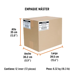 Desarmador punta Torx T 30 mango de acetato, Truper