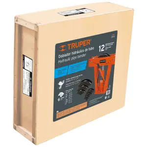 Doblador hidráulico para tubo, 12 ton, Truper