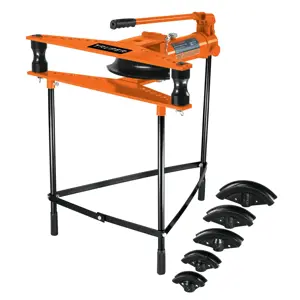 Doblador de tubo hidráulico, 12 ton, horizontal, Truper