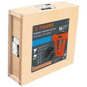 12884 / DTH-16 Doblador hidráulico para tubo, 16 ton, Truper