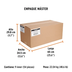 Juego de 5 desarmadores mangos de acetato, Truper