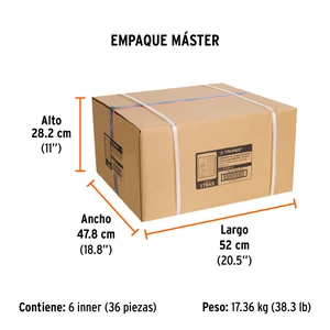 Desarmador tipo trompo con matraca y 36 puntas, Truper