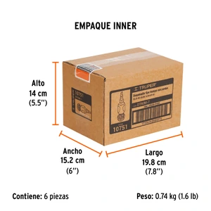 Desarmador tipo trompo con 7 puntas, Truper