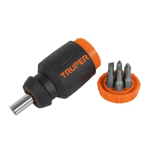 10751 / DTROM-7 Desarmador tipo trompo con 7 puntas, Truper