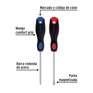 Dúo de desarmadores 3/16