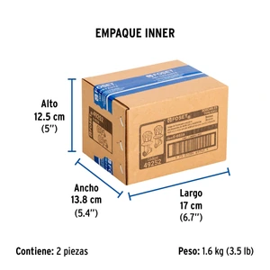 Juego llaves empotrar roscables, maneral acrílico, Foset