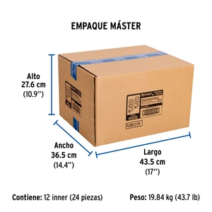 Juego llaves empotrar roscables, maneral acrílico, Foset