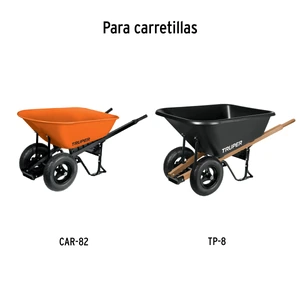 Eje largo para carretillas de 2 llantas Truper