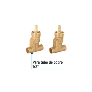 Foset Juego llaves empotrar soldables, compresión, s/maneral,Basic