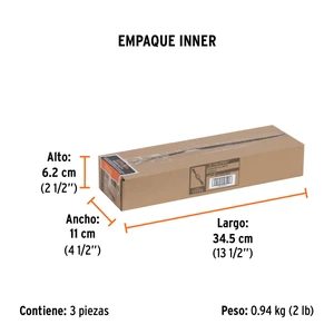 Escochebre recto 9
