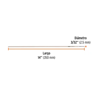 Bolsa con 1 kg de electrodos 6011 de 3/32