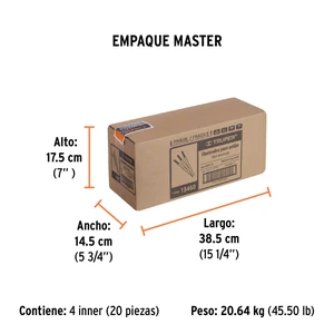 Bolsa con 1 kg de electrodos 6011 de 1/8