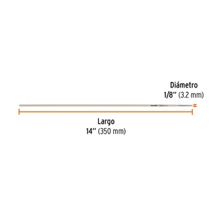 Bolsa con 1 kg de electrodos 6011 de 1/8