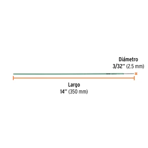 Bolsa con 1 kg de electrodos 6013 de 3/32