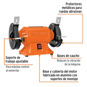 Esmeril de banco de 6