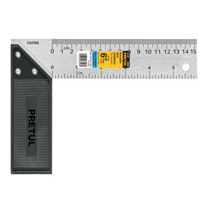 26086 / EC-6P Escuadra 6' para carpintero, Pretul