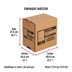 Bolsa c/24 escuadras planas cantoneras 2-1/2