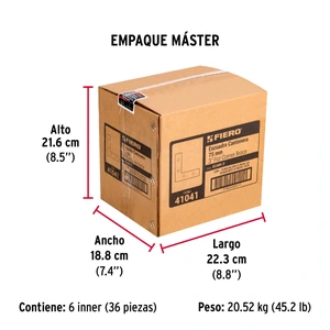 Bolsa c/24 escuadras planas cantoneras 3