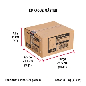 Bolsa c/24 escuadras planas cantoneras 4