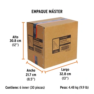 Truper Escuadra falsa d/acero inoxidable 19cm / 6