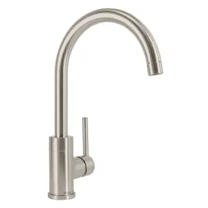 49921 / ELF-83N Monomando satín cuello alto para fregadero, Foset Element