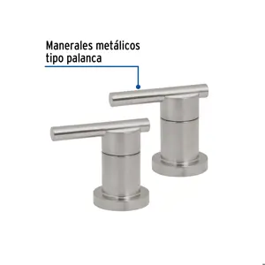 Foset Jgo manerales de palanca p/taladros separados, satín,Element