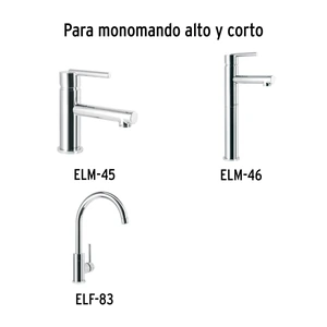 Foset Maneral de palanca para monomando de lavabo, cromo, Element