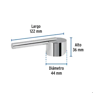 Foset Maneral de palanca para monomando de lavabo, cromo, Element