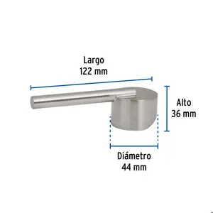 Foset Maneral de palanca para monomando de lavabo, satín, Element