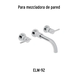 Foset Juego de manerales palanca de pared, lavabo, cromo, Element