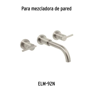Foset Juego de manerales palanca de pared, lavabo, satín, Element