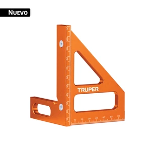 104653 / EMA-4 Escuadra multiángulos 4' de aluminio para carpintero, TRUPER