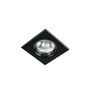 Volteck Luminario cuadrado negro spot fijo, lámpara no incluida