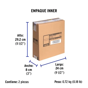 Volteck Luminario ultradelgado redondo p/empotrar 18W, luz de día