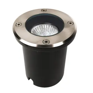 Volteck Luminario para exterior empotrado en piso para MR16 GU10