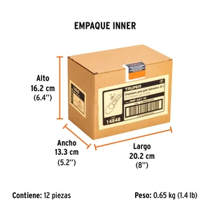 Empaques para gato hidráulico de botella de 32 Ton, Truper