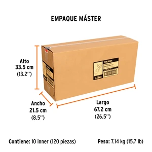 Empaques para gato hidráulico de botella de 32 Ton, Truper