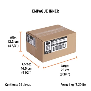 Bolsa con 10 empaques de PVC antifuga para manguera, Truper