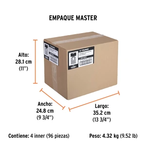 Bolsa con 10 empaques de PVC antifuga para manguera, Truper