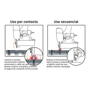 Engrapadora neumática, calibre 16, Truper